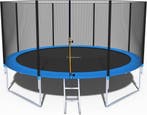 Trampoline 374cm | Met Net & Ladder | Nieuw | OP=OP, Ophalen of Verzenden, Nieuw