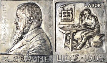 Verzilverte brons medaille 1905 Belgie Leopold Ii 1865-1909, Verzenden