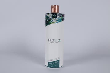 Exotiq massageolie body to body 500 ml, Verzenden, Nieuw, Olie of Lotion