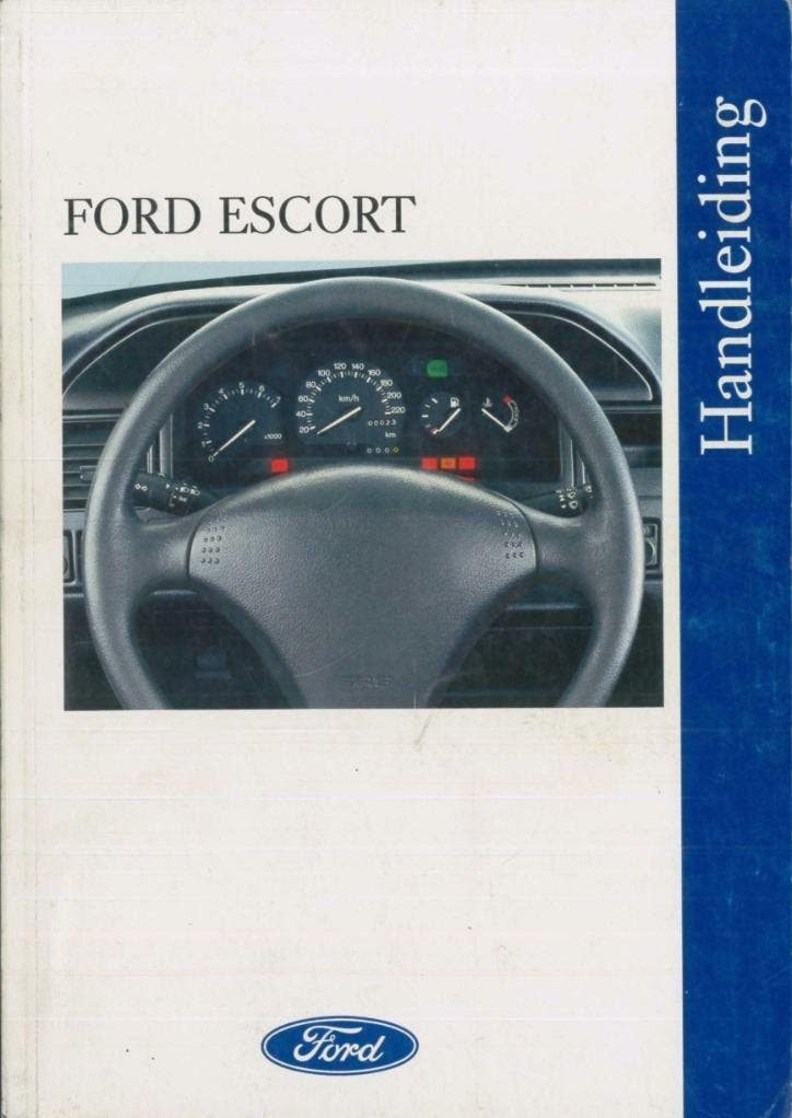 1993 Ford Escort Instructieboekje Handleiding Nederlands!, Auto diversen, Handleidingen en Instructieboekjes, Verzenden