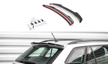 Spoiler Skoda Fabia MK3 Glans Zwart Maxton, Ophalen of Verzenden, Nieuw