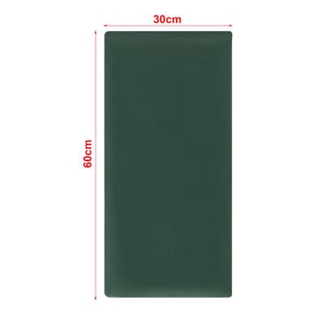 Gestoffeerde wandpanelen Carpino set van 3 fluweel 60x30 cm, Verzenden, Nieuw