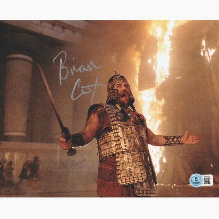 Troy - Signed by Brian Cox (Agamemnon), Verzamelen, Film en Tv