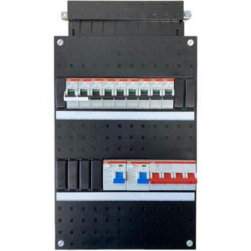 ABB groepenkast 7 groepen, 2 aardlekschakelaars 2-P, 1, Ophalen of Verzenden, Nieuw