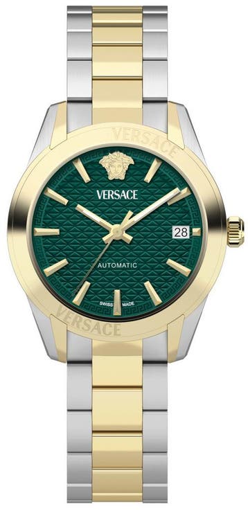 Versace VESCA0524 Greca Classic automatisch horloge 35 mm, Overige merken, Staal, Verzenden, Polshorloge