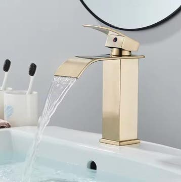 Waterval wastafelkraan ééngreeps warm en koud water, Huis en Inrichting, Verzenden, Nieuw
