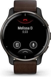 Garmin Venu 2 Plus 43 mm slate rand van roestvrij staal met, Verzenden, Gebruikt