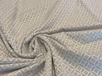Stille geometrie in natuurlijke toon - Meubelstof - 2.5 m -