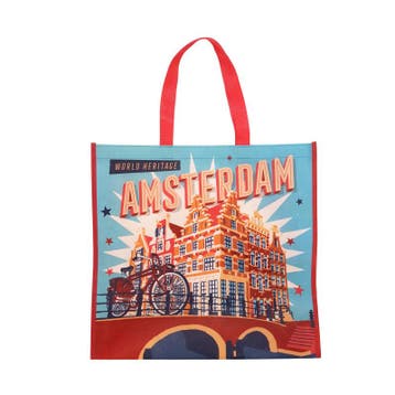 Shopper Amsterdam vintage grachtenhuisjes, Ophalen of Verzenden, Nieuw