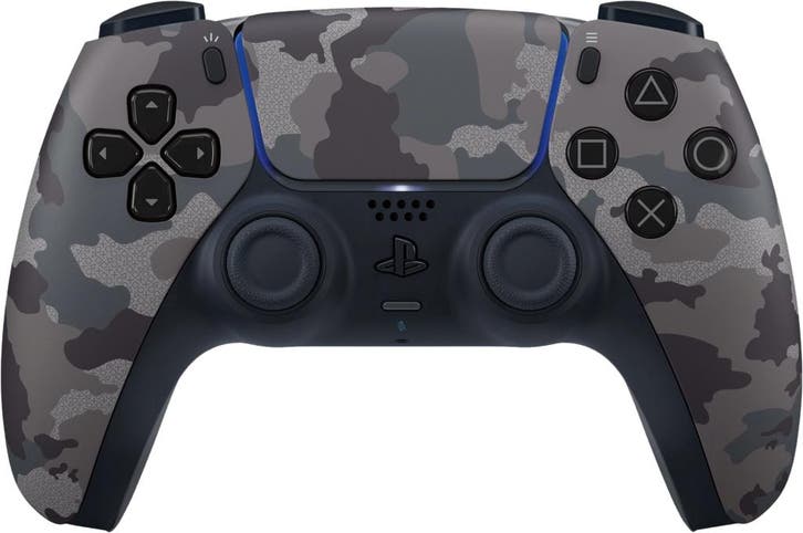 Sony PS5 DualSense - Draadloze Controller - Grey Camo, Computers en Software, Joysticks, Refurbished, Verzenden