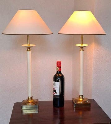 Kullmann - Tafellamp (2) - Messing