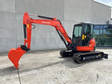 Veiling: Midigraafmachine Kubota KX155-3SZ Diesel 2012, Ophalen, Graafmachine