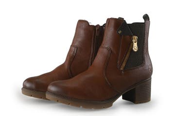 Rieker Boots in maat 38 Cognac, Kleding | Dames, Schoenen, Overige kleuren, Verzenden, Overige typen, Zo goed als nieuw