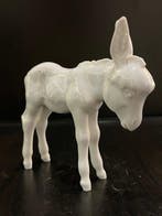 Meissen - Figuur - Burro blanco minimalista en porcelana
