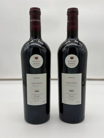 2004 Mas den Gil, Clos Fontà - Priorat D.O.Q - 2 Flessen, Nieuw