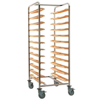 Ruime RVS Dienbladenwagen | 170(h)x62(b)x84(d)cm, Verzenden, Nieuw in verpakking