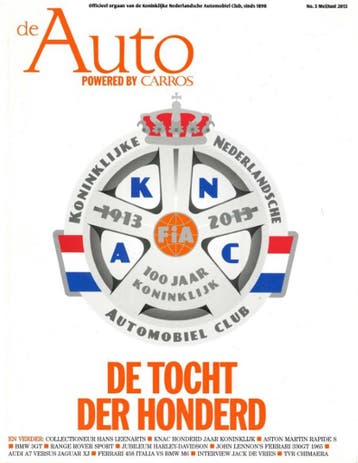 2013 DE AUTO MAGAZINE 03 NEDERLANDS, Nieuw, Author
