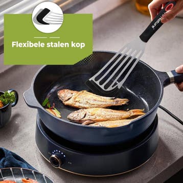 HI NATURE™ Spatels - Premium Roestvrijstalen Spatel set met, Ophalen of Verzenden, Zo goed als nieuw