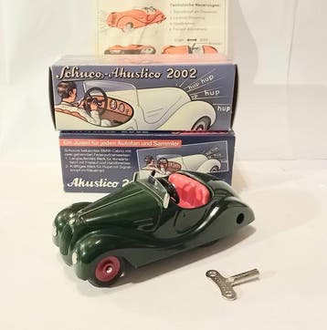 Schuco - Akustico 2002 - Opwindbare blikken auto - 1990-1999