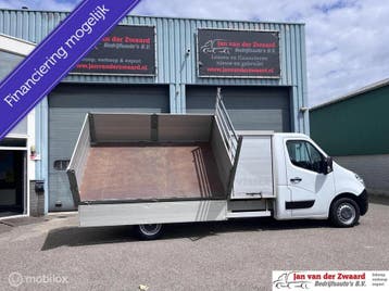 Zakelijke lease - Renault Master Kipper T35 2.3 dCi L3, Euro 5, Gebruikt, Verwarmde buitenspiegels, Wit