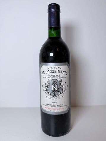 1986 Chateau La Conseillante - Pomerol - 1 Fles (0,75 liter), Nieuw