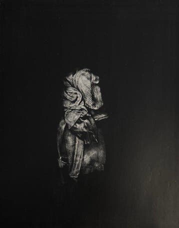 Robert Detheux (1932-2010) - L’oracle - Rare peinture