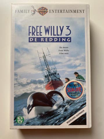 FREE WILLY 3: THE RESCUE (VHS), Verzenden, Gebruikt