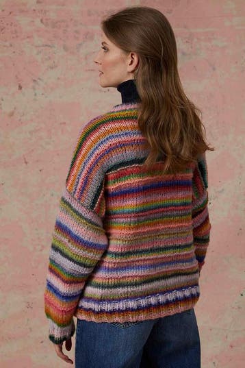 Breipatroon Fluffy Oversized Damestrui in Lang Yarns Cloud, Ophalen of Verzenden, Nieuw
