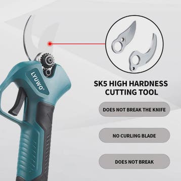 Elektrische Snoeischaar met SK5 Titanium Diamantbladen - Sno, Verzenden, Nieuw