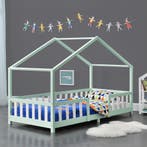 Kinderbed Treviolo met uitvalbeveiliging 90x200 cm mint en w, Kinderen en Baby's, Kinderkamer | Bedden, Verzenden, Nieuw