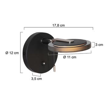 Steinhauer wandlamp Turound 3095ZW Buitenbeentje, Ophalen, Nieuw, Overige materialen