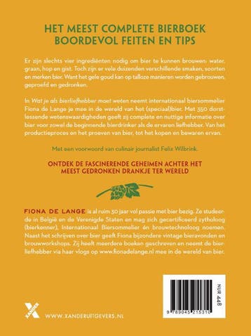 Wat je als bierliefhebber moet weten 9789045215310, Boeken, Verzenden, Gelezen, Fiona de Lange