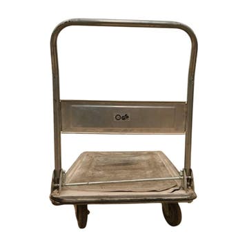 Plateauwagen, 900x600x870 mm, staal, gebruikt, 4 zwenkwielen, Ophalen of Verzenden, Overige typen, Emtrade NL