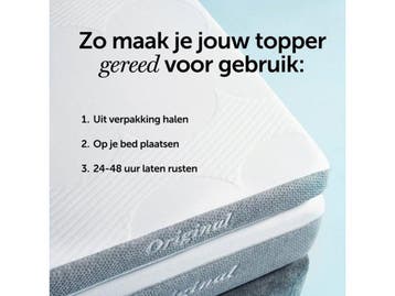Cloudpillo Original Topper 90x200 - Topdekmatras - Adaptieve, Verzenden, Nieuw