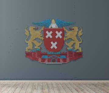 WAPENSCHILD van dorp, stad, provincie, familie, Verzenden, Nieuw
