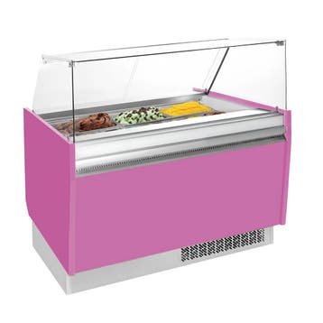 GGM Gastro | Ijsvitrine LIAM - 1310mm - Statisch - voor |, Verzenden, Nieuw in verpakking, Koelen en Vriezen