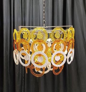 Kroonluchter - Anellone - Muranoglas - 7 lampen