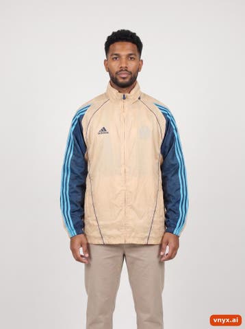 Adidas Windbreakers Heren maat M Beige Vintage, Kleding | Heren, Ophalen of Verzenden, Nieuw