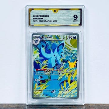 Pokémon Graded card - Nidorina 101 - 30th Anniversary –, Nieuw