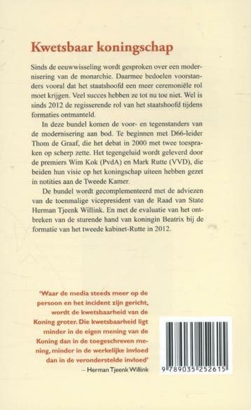 Kwetsbaar koningschap 9789035252615 Tom de Graaf, Boeken, Verzenden, Zo goed als nieuw, Tom de Graaf