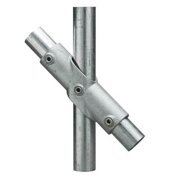 Buiskoppeling Kruisstuk Ø 33,7 mm Zink, Verzenden, Nieuw