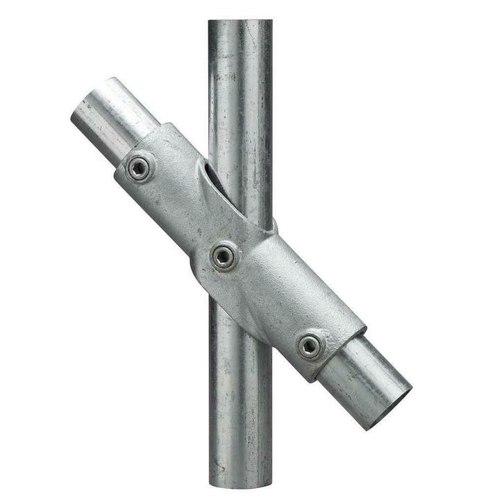 Buiskoppeling Kruisstuk Ø 33,7 mm Zink, Doe-het-zelf en Verbouw, IJzerwaren en Bevestigingsmiddelen, Nieuw, Verzenden