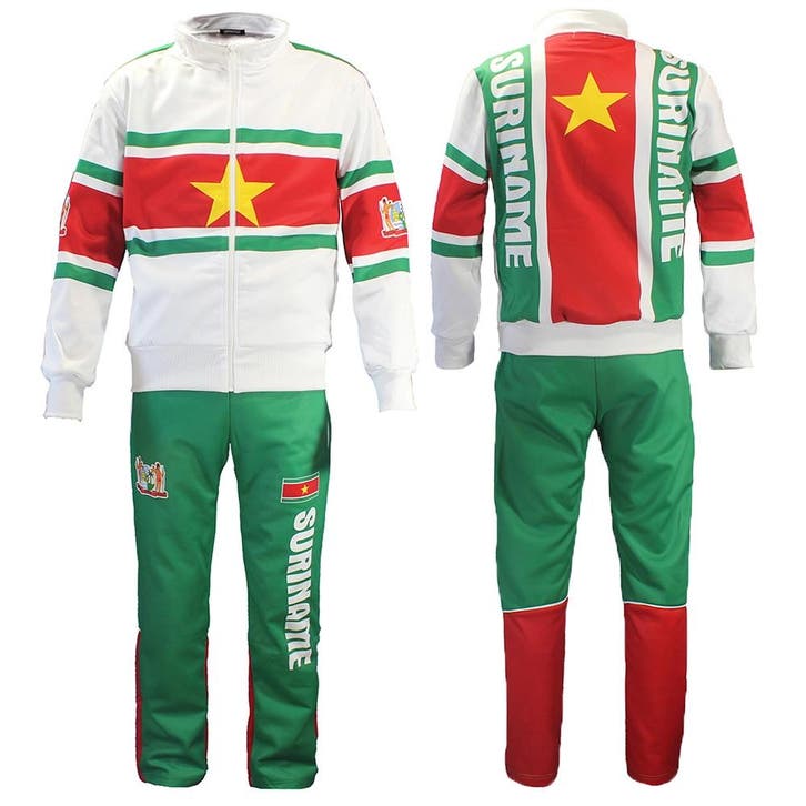 Suriname Vlag Trainingspak Tracksuit Chill Outfit, Postzegels en Munten, Munten | Azië, Verzenden