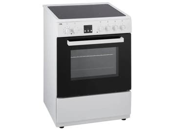 Etna FKV761WIT - Fornuis - Keramische kookplaat 60 cm - Wit, Verzenden, Zo goed als nieuw