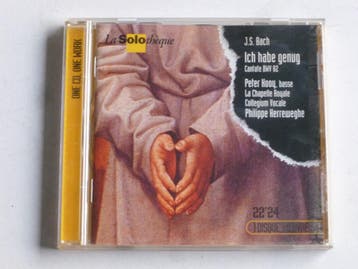 J.S. Bach - Ich habe genug / Philippe Herreweghe, Ophalen of Verzenden, Zo goed als nieuw