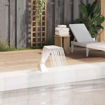 vidaXL Zwembadfontein 64x30x52 cm roestvrij staal, Tuin en Terras, Waterpartijen en Fonteinen, Verzenden, Nieuw