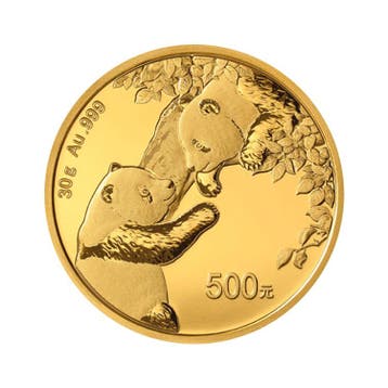 30 gram gouden munt Panda 2023, Verzenden
