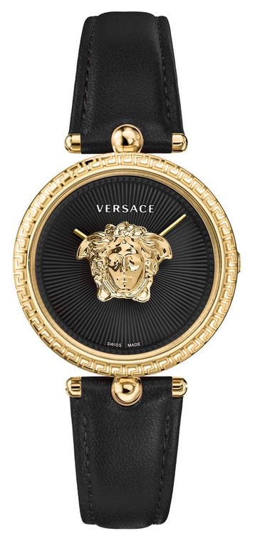 Versace VECQ01120 Palazzo dames horloge 34 mm, Overige merken, Staal, Verzenden, Polshorloge