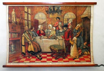 Edmond Van Offel - Ontmoeting van Albrecht Dürer en Quinten