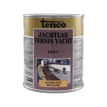 Jachtlak Vernis Mat - Yacht Varnish - 0,75 liter, Overige kleuren, Nieuw, Ophalen of Verzenden, Lak